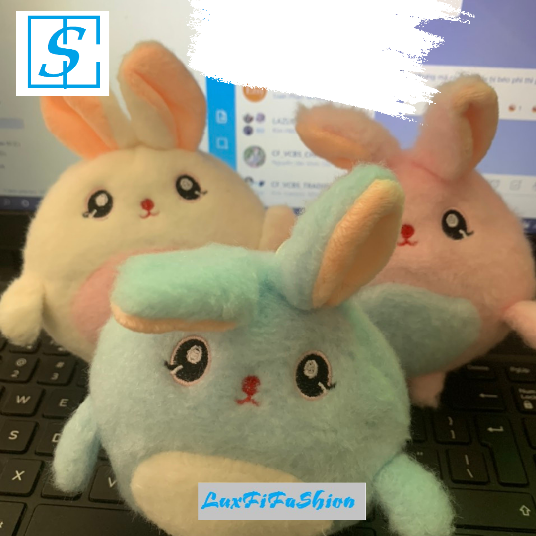 Móc Khóa thỏ béo siêu cute,móc khóa cài túi siêu đáng yêu MÃ: FSR836
