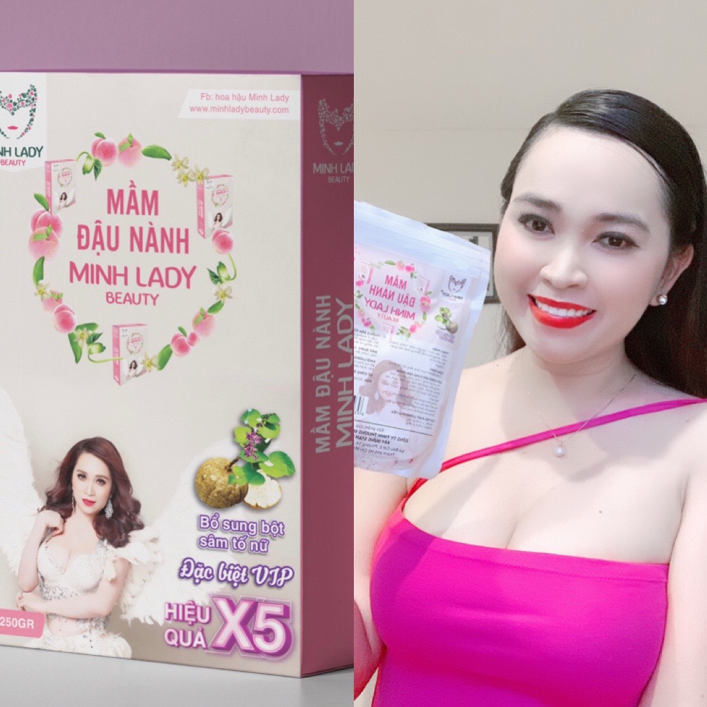 Chính Hãng Mầm Đậu Nành bổ sung Sâm Tố Nữ Minh Lady Beauty