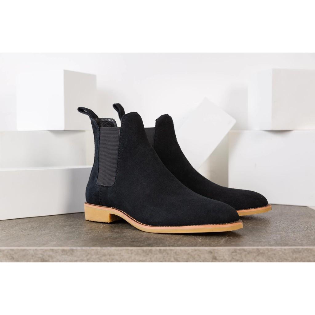 Chelsea Boots da lộn, thích hợp với quần jeans