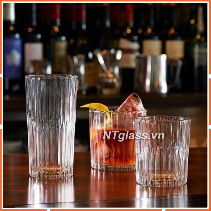 Ly Thủy tinh cường lực Manhattan Trong Clear 305ml -oem D1058A