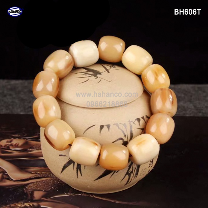 Vòng tay sừng đốt trúc BH606 - Phong Thủy - Phú quý và Tài Lộc - Bracelet of HAHANCO