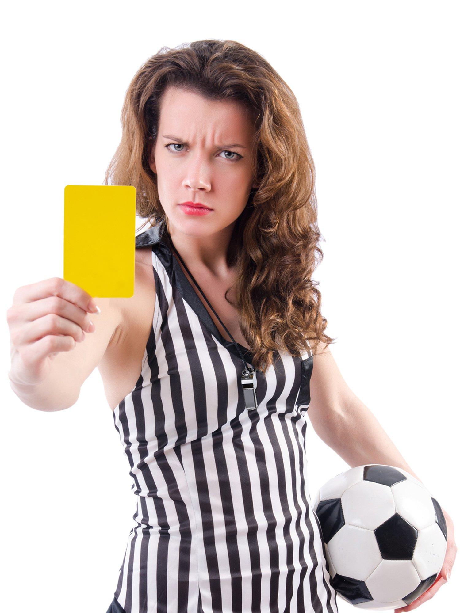 Bản đồ trọng tài thể thao 4PCS Đặt thẻ vàng thẻ màu vàng với túi trọng tài huấn luyện viên cho bóng đá