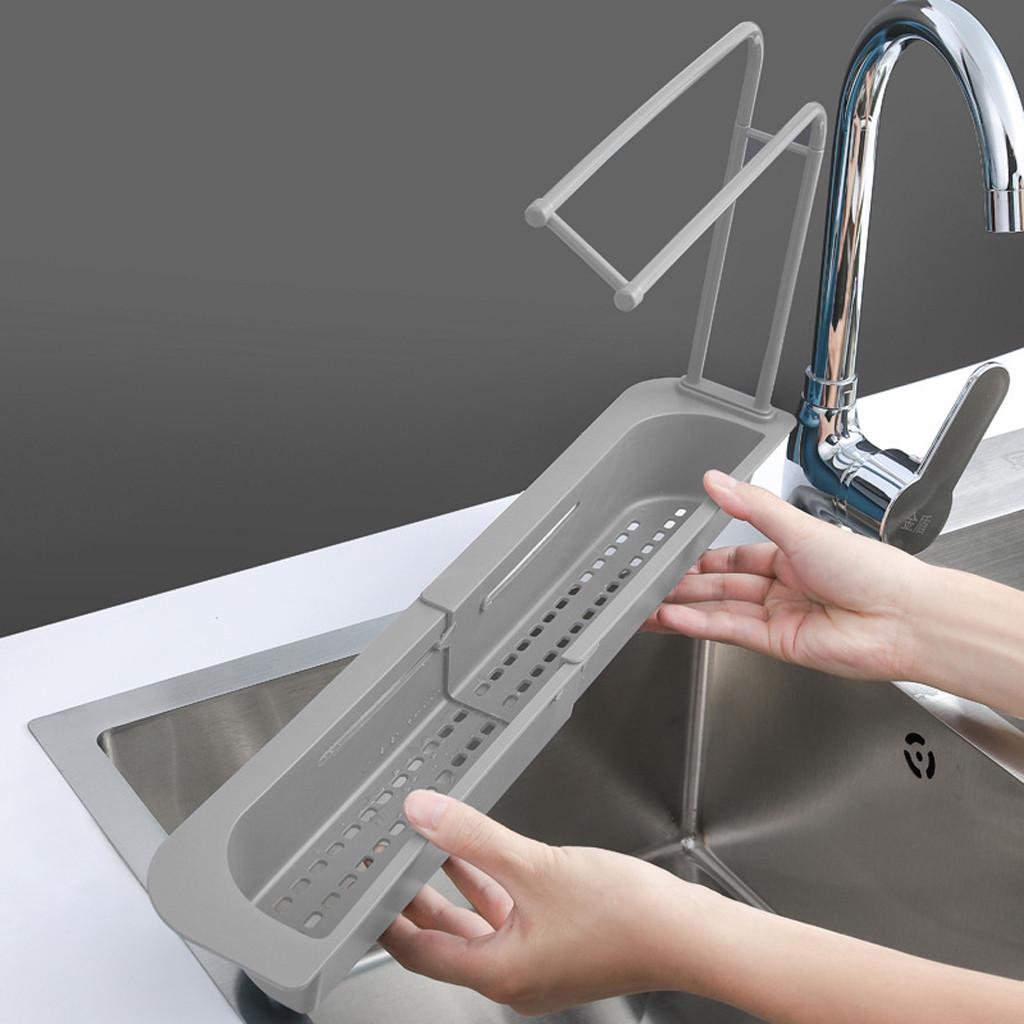 Kính Thiên Văn Bồn Rửa Chén Có Giá Để Đồ Nhà Bếp Kệ Người Tổ Chức Xà Bông Bọt Biển Giá Đỡ Thoát Giá Đỡ Có Thể Điều Chỉnh Giỏ Đựng Đồ Tiện Ích Phụ Kiện