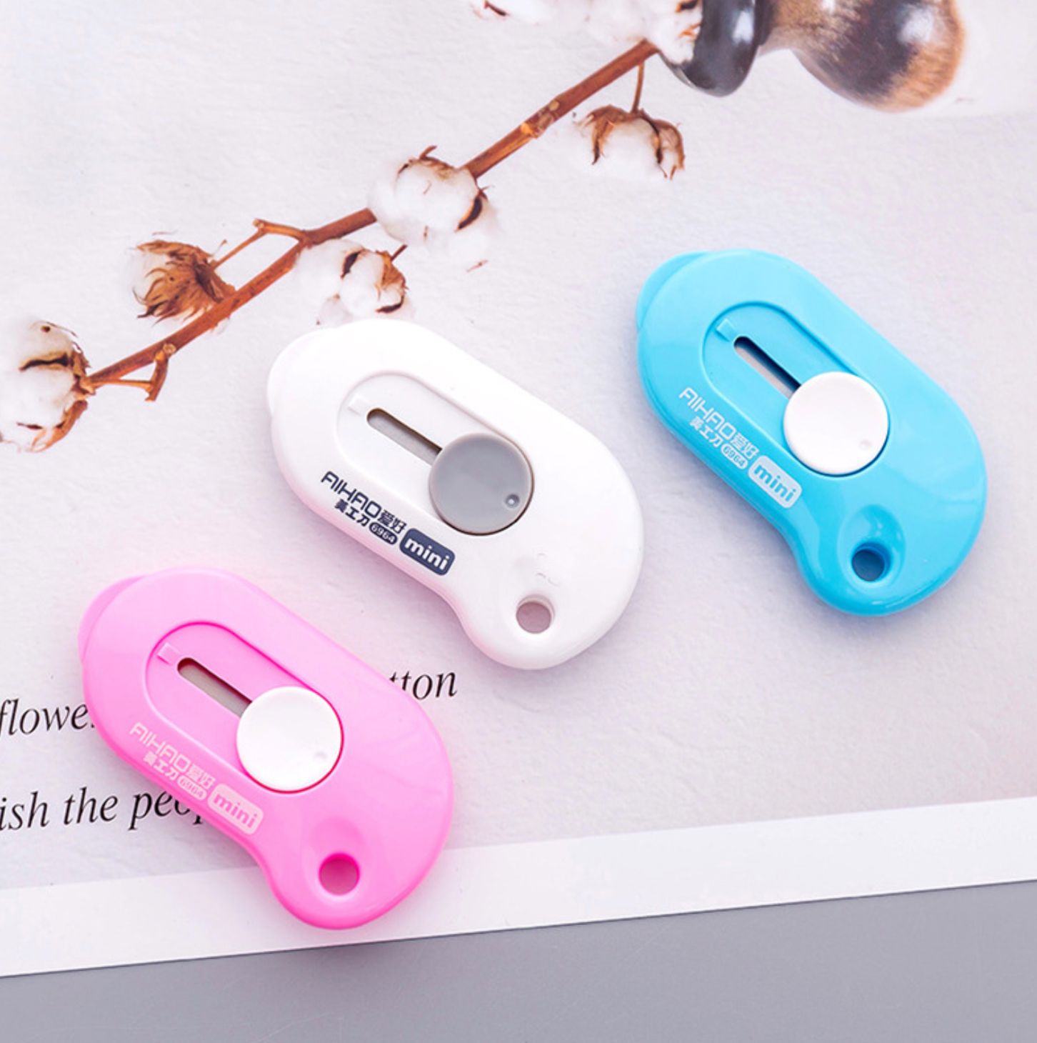 DAO RỌC GIẤY MINI THU GỌN TIỆN DỤNG - ĐỒ DÙNG VĂN PHÒNG PHẨM