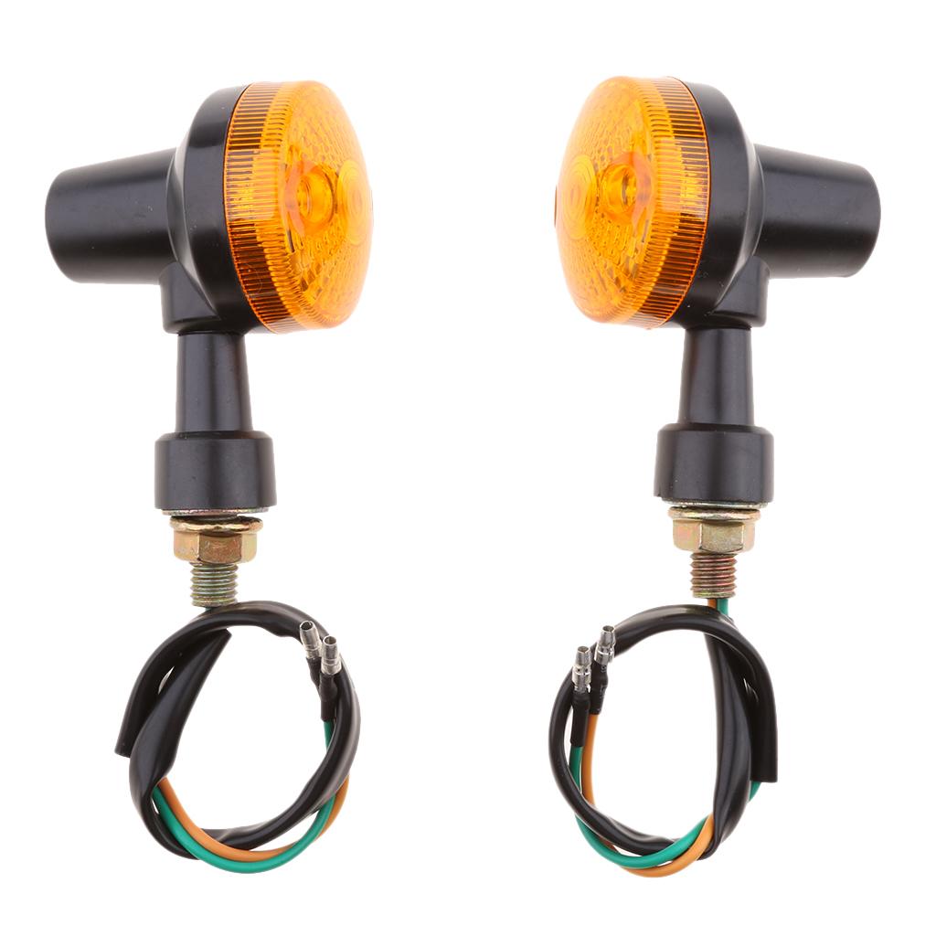 Motorcycle Turn Signal Lights Blinker Indicator Light for Cruiser Bobber Chopper