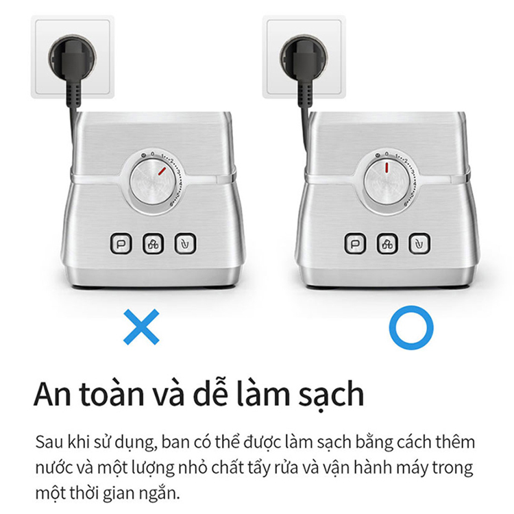 Máy xay sinh tố siêu mạnh Lock&Lock EJM476SLV (2000W) - Hàng chính hãng