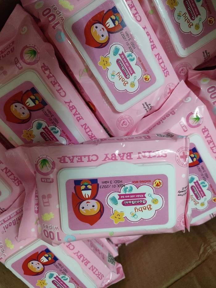 Set 5 gói giấy ướt đa năng BoniBoni