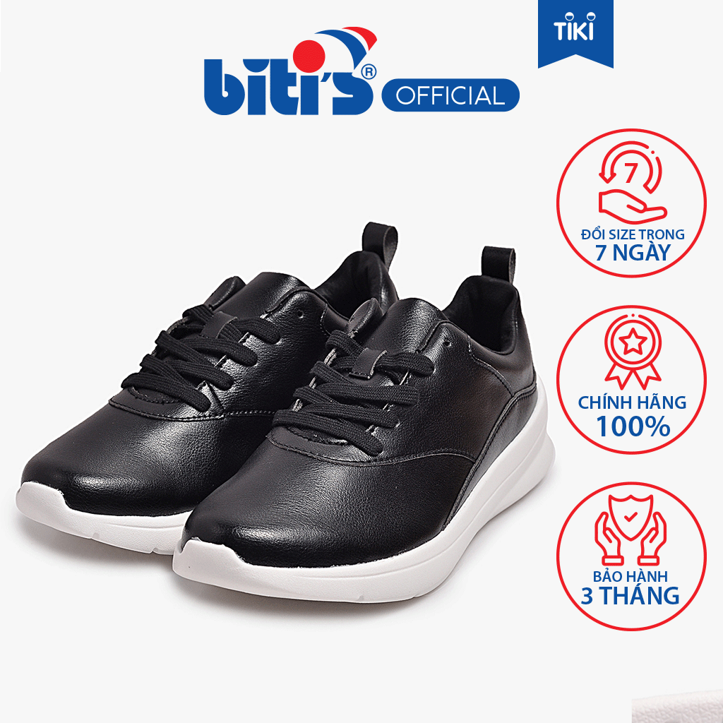 Giày Thể Thao nữ Bitis ÊMBRACE - RAVEN BLACK DSW075400DEN Đen - 37