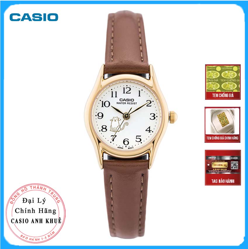 Đồng Hồ Nữ Chính Hãng Casio LTP-1094Q-7B8 Dây Da