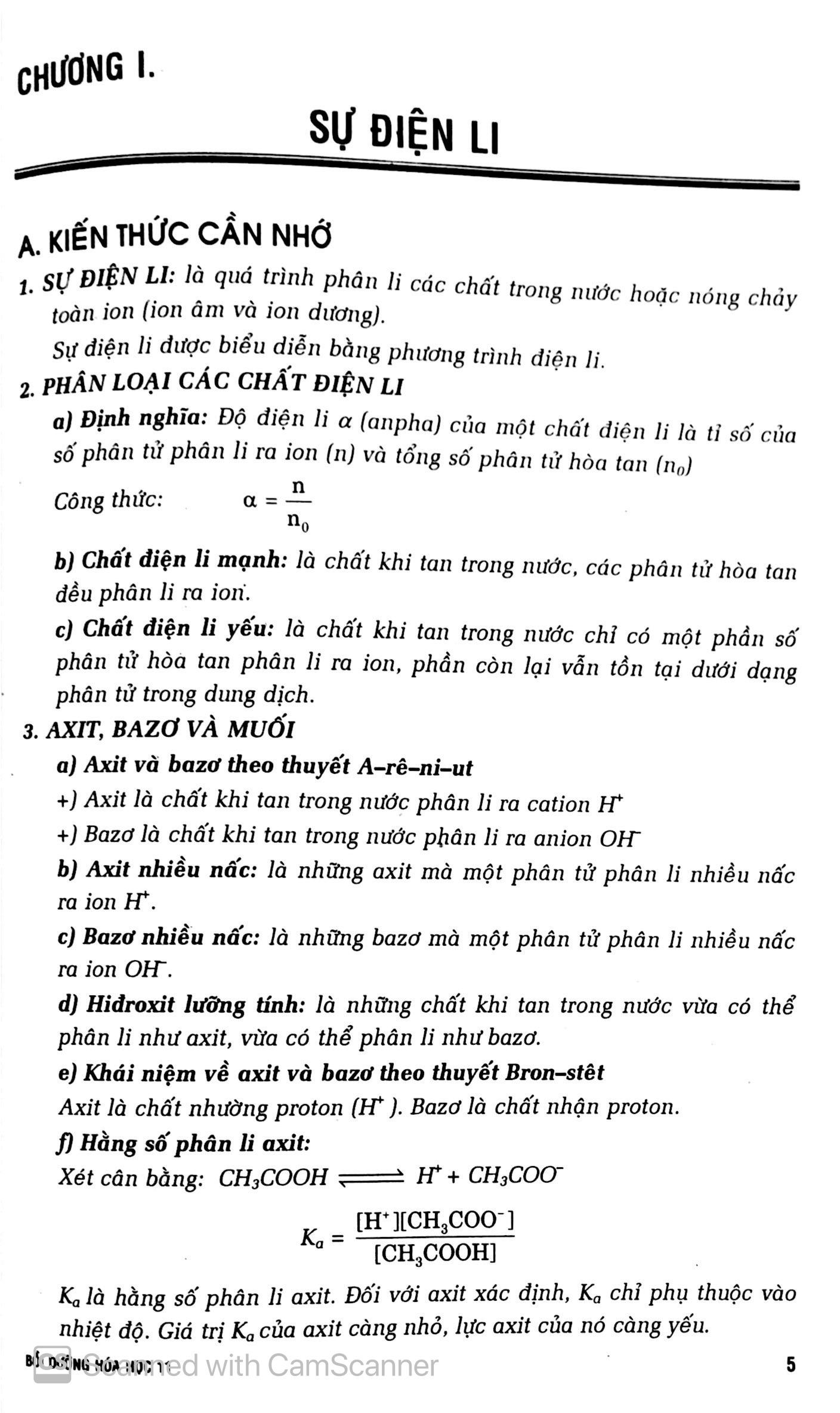 Bồi Dưỡng Hóa Học 11