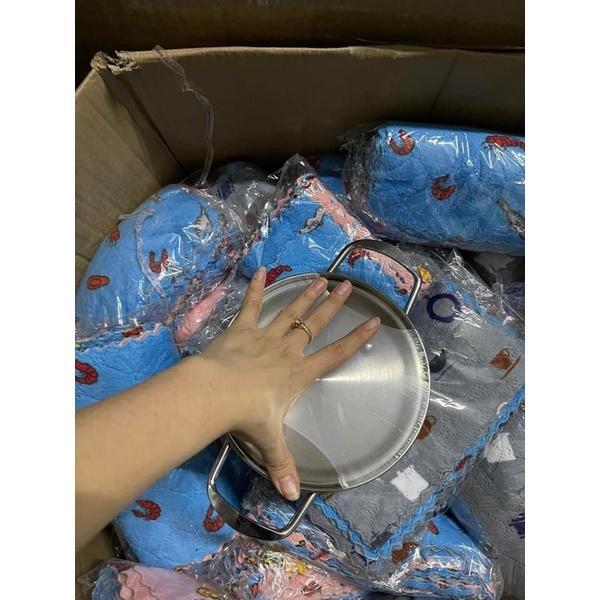 Nồi inox 3 đáy fire tar đủ size 16/18/20/24/26/28/30/32