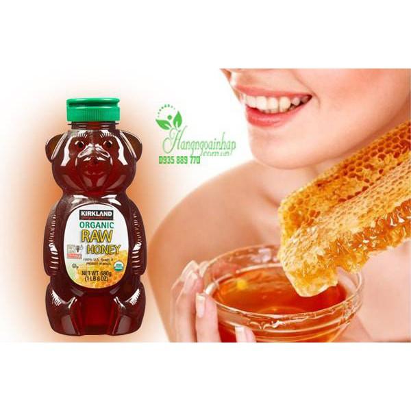 Mật Ong Của Mỹ Kirkland Organic Honey Bears Chai 680g