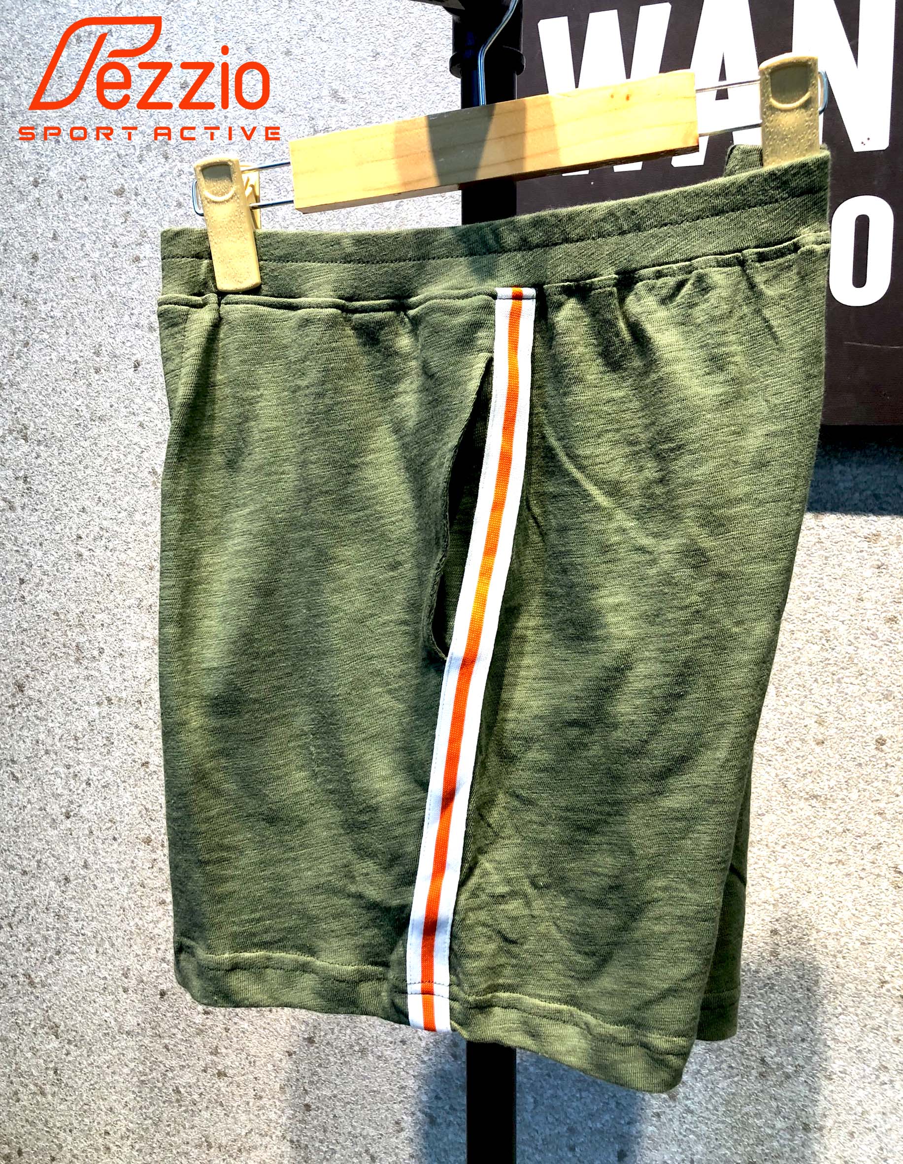 Quần short nam có túi thun cotton 100% thương hiệu Fezzio