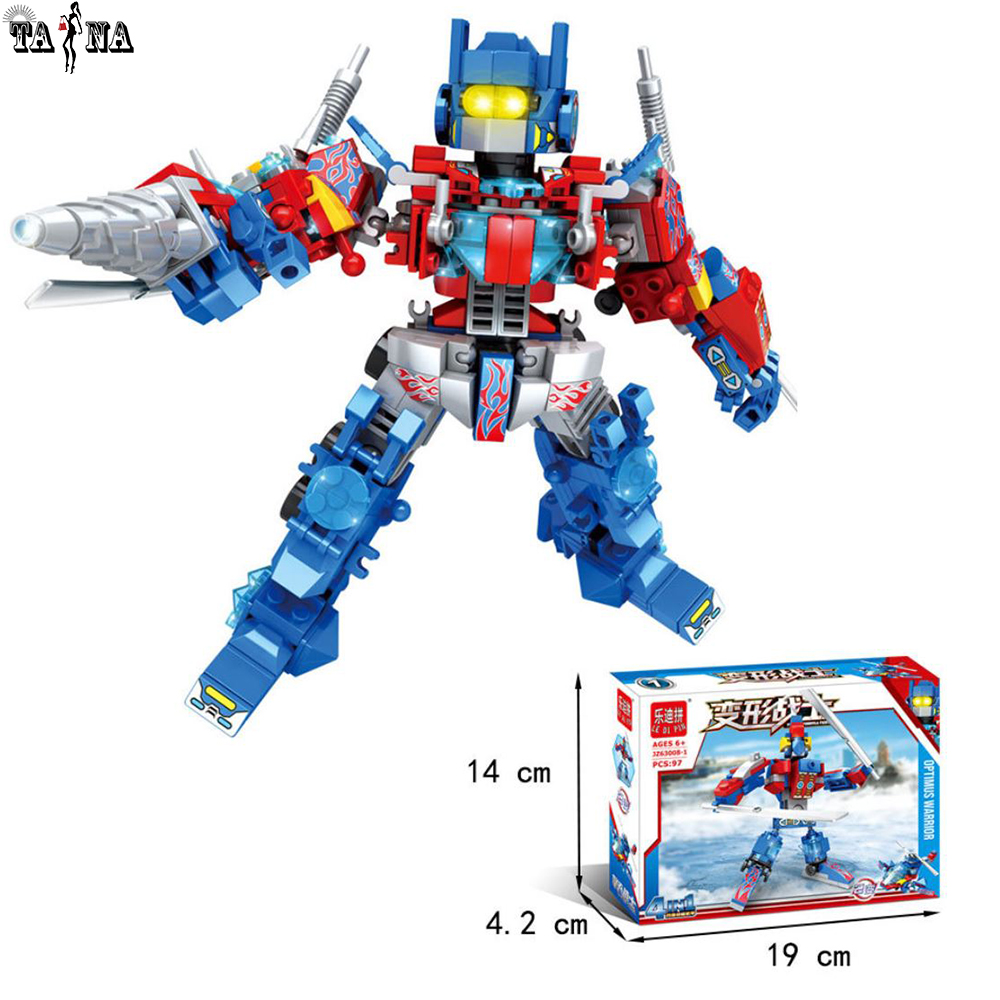 Đồ chơi lắp ráp mô hình Mech Transformation chiến binh 4in1