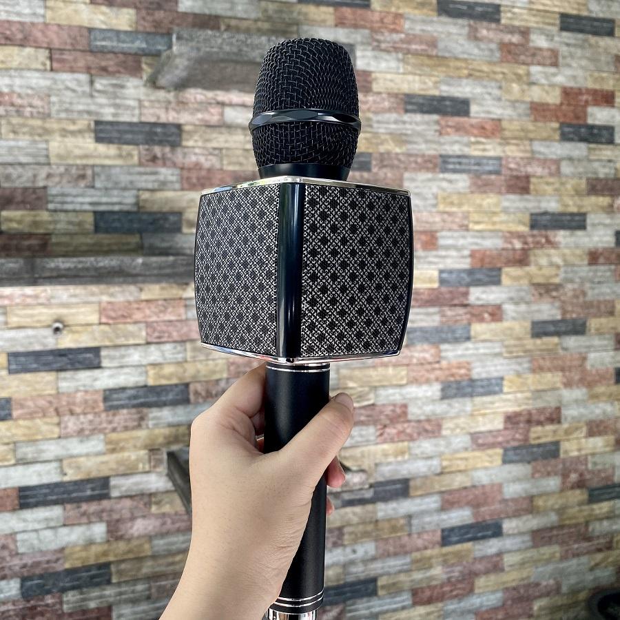 Mic Karaoke YS95 Cao Cấp- Micro Bluetooth YS-95 Tích Hợp Loa Bass Hay Không Dây, Livestream Hỗ Trợ Thẻ Nhớ, USB