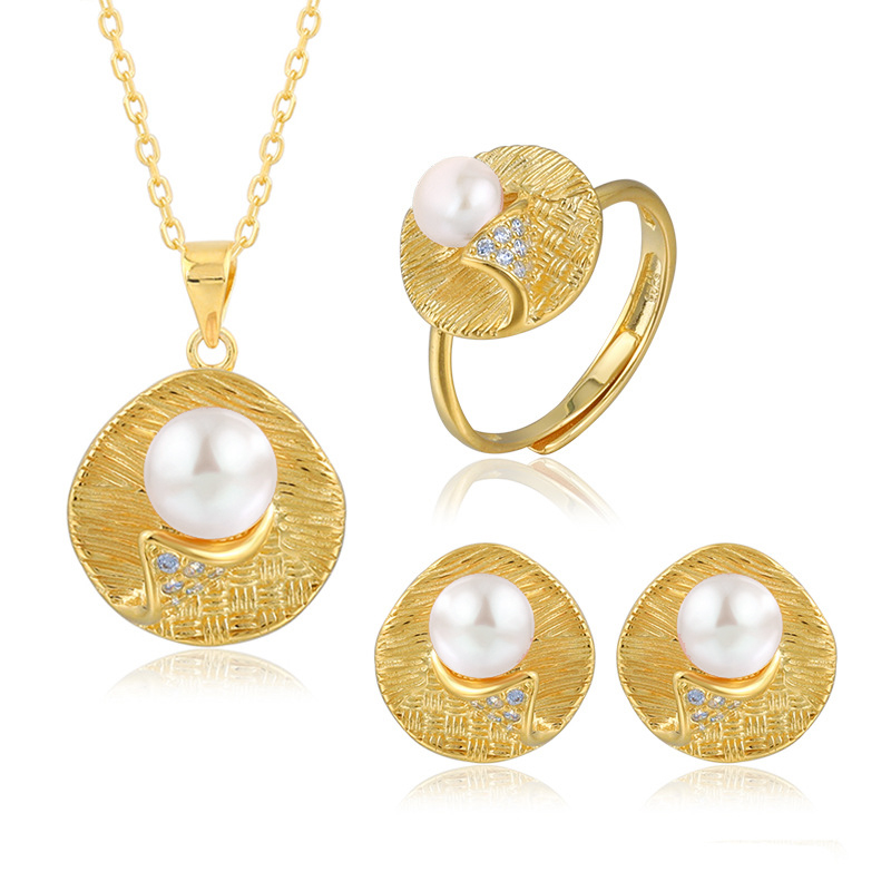 Bộ Trang Sức Lá Ngọc Vàng BNT-609 Bảo Ngọc Jewelry