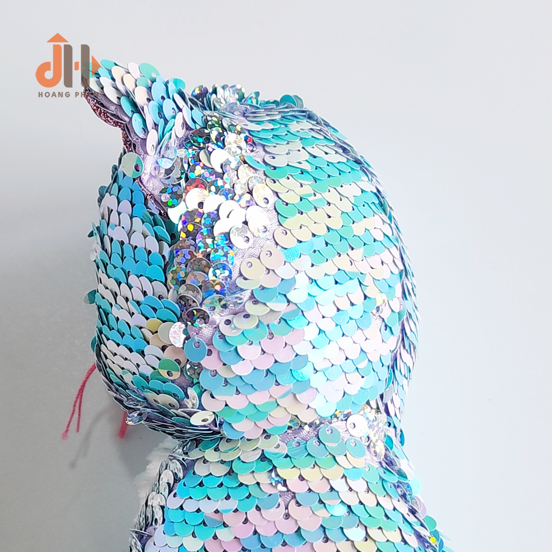 Mèo Bông Sequin Thông Thái Đính Cườm Lấp Lánh