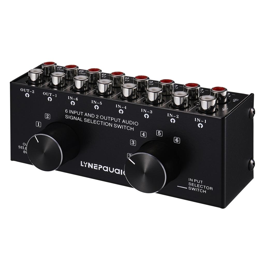 RCA Switcher AV Switch Box Selector 2Input Video Audio