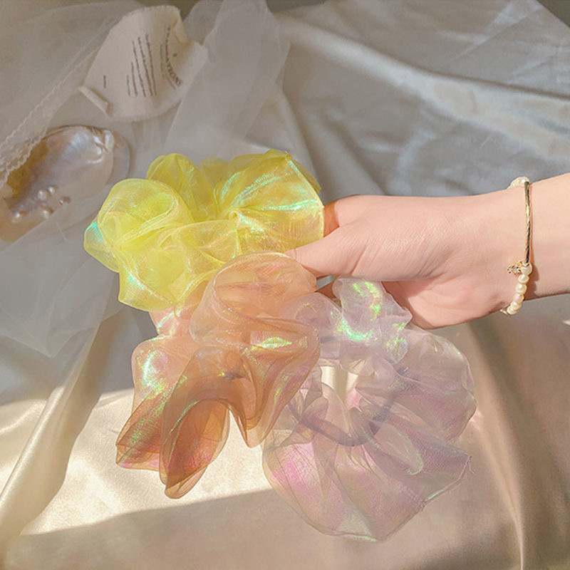 Sét 3 dây buộc tóc nhiều mẫu dễ thương