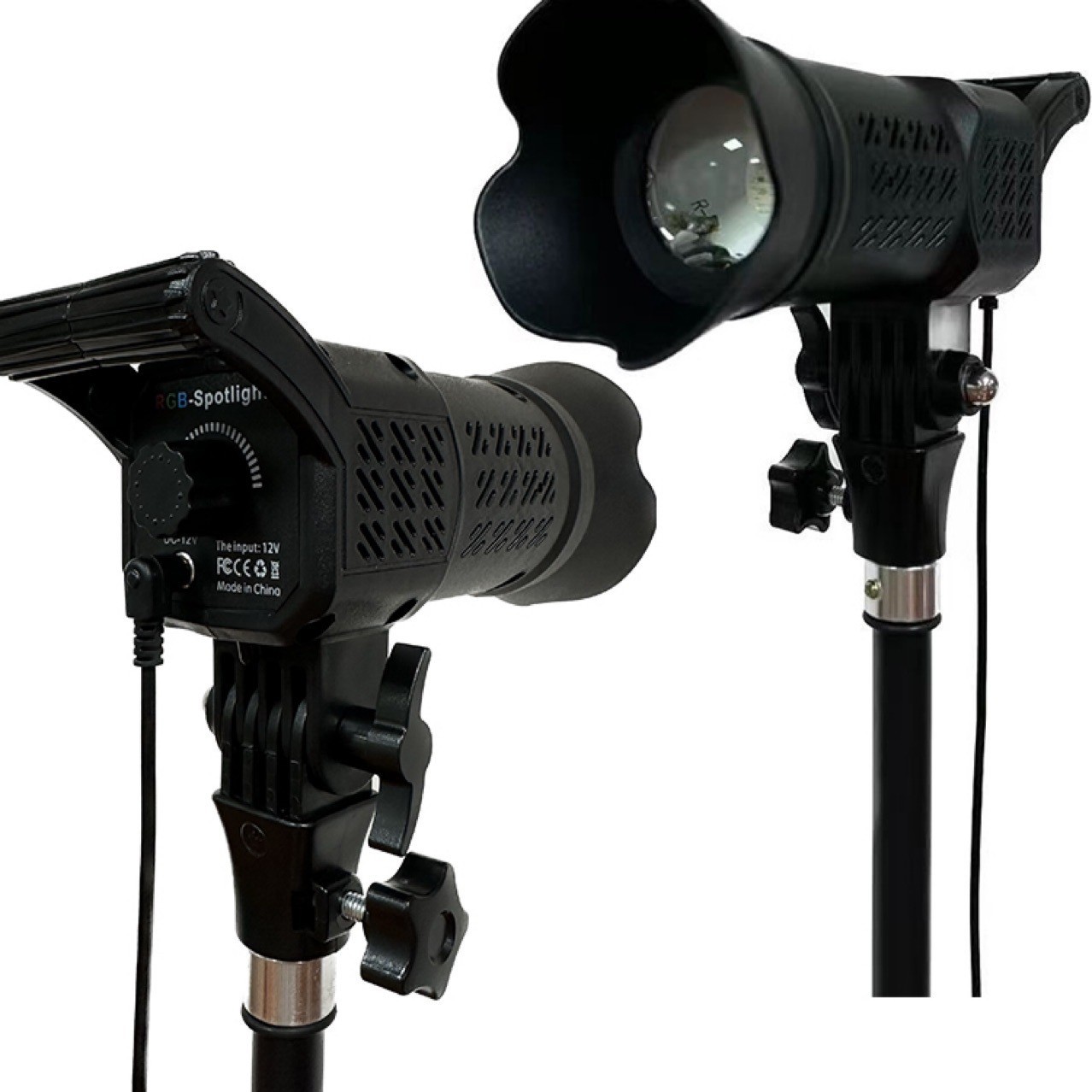 Đèn Studio RGB FSD-168 Gỉa Nắng Chỉnh Màu Spotlight chụp hình quay phim