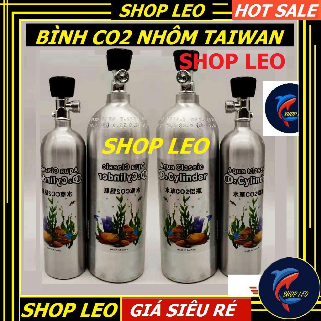 Bình CO2 nhôm TAIWAN 2L - Bình Co2 cho bể thủy sinh - hồ thủy sinh