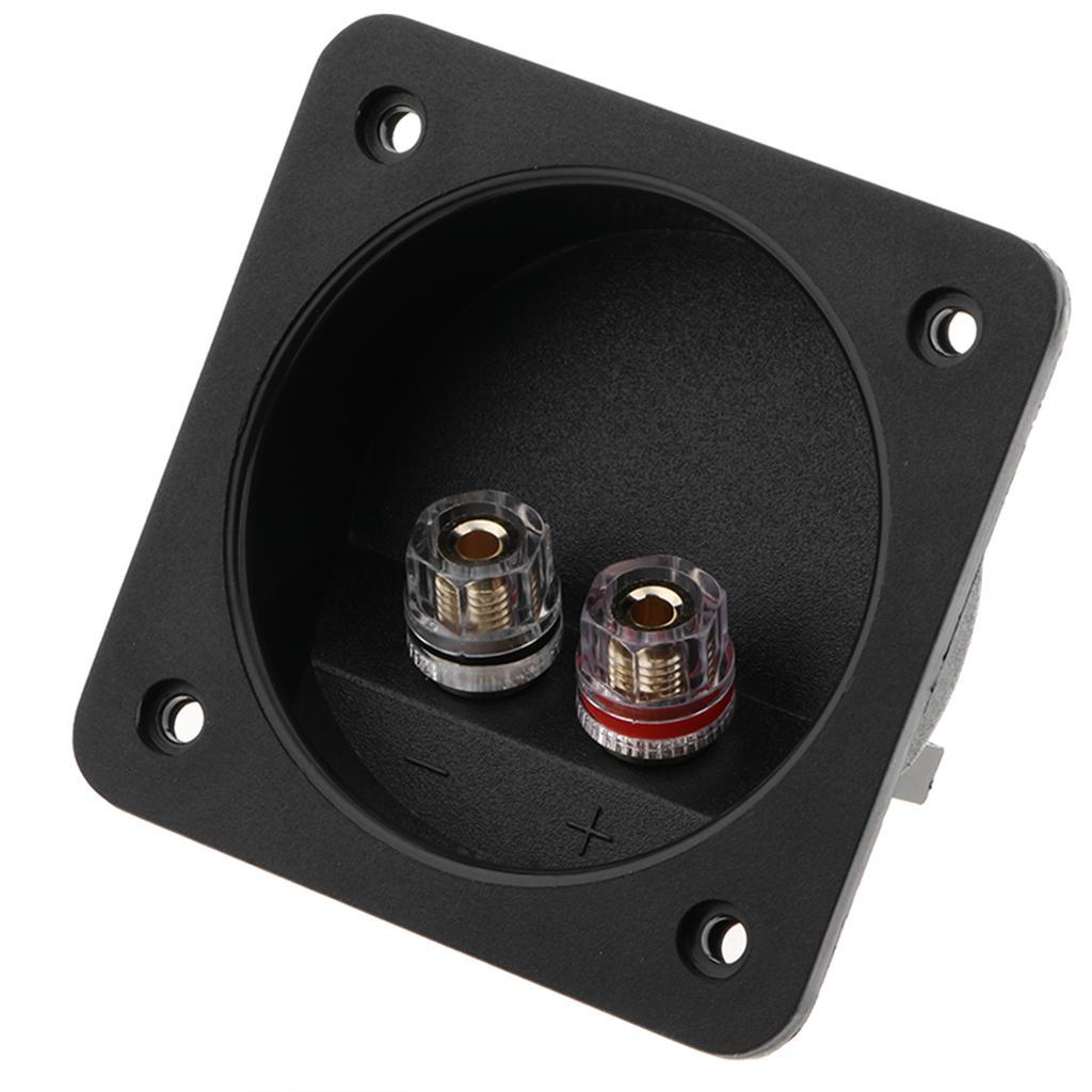 DIY Home Car Stereo 2-Way Speaker Terminal Binding Post 80 Crystal