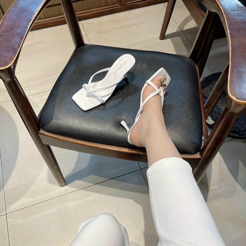 (Fom nhỏ) Guốc kẹp ngón thời trang nữ 6p G.K