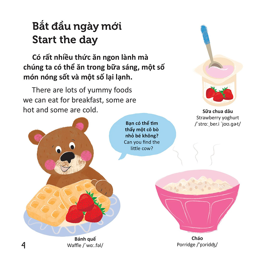 Thư Viện Từ Vựng Đầu Đời Cho Bé - Thức Ăn Của Tớ - My Food!