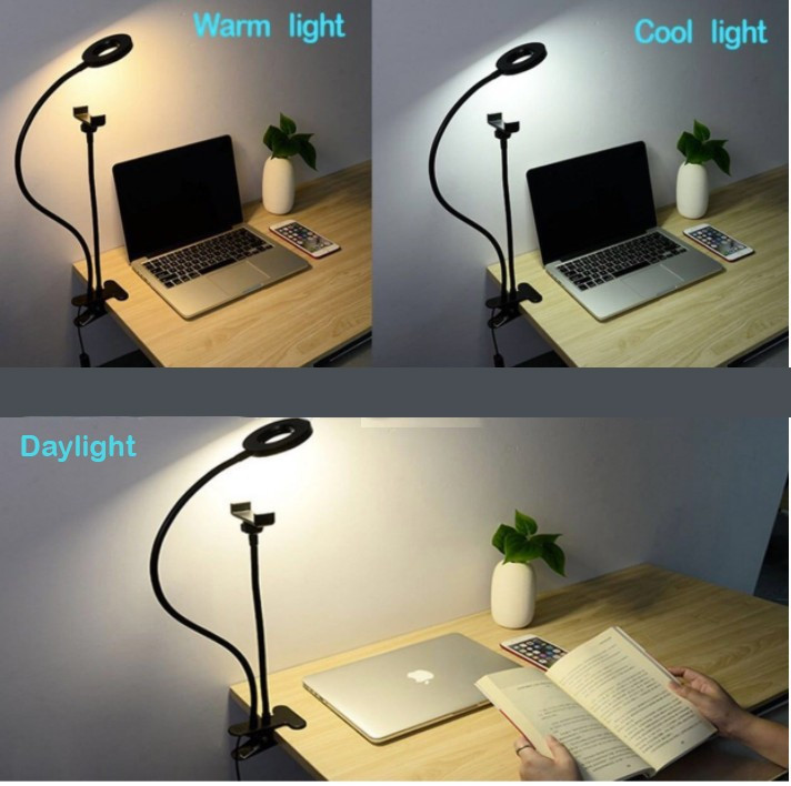 Đế kẹp điện thoại có đèn Led Likestream TIKTOK STN-V109