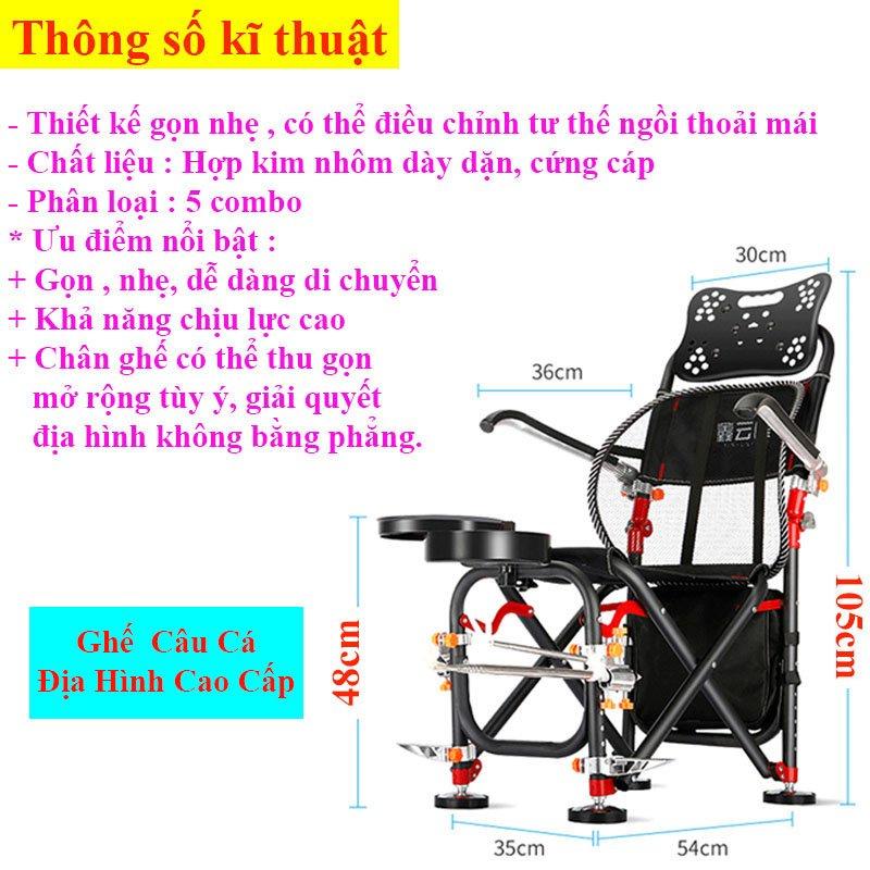 Ghế Câu Đài- ghế câu địa hình full phụ kiện -GDH-14