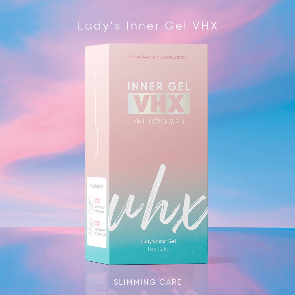 Sản phẩm chăm sóc phụ khoa Bút yêu Inner gel VHX Vĩnh Hồng Xuân - Hộp 12 bút