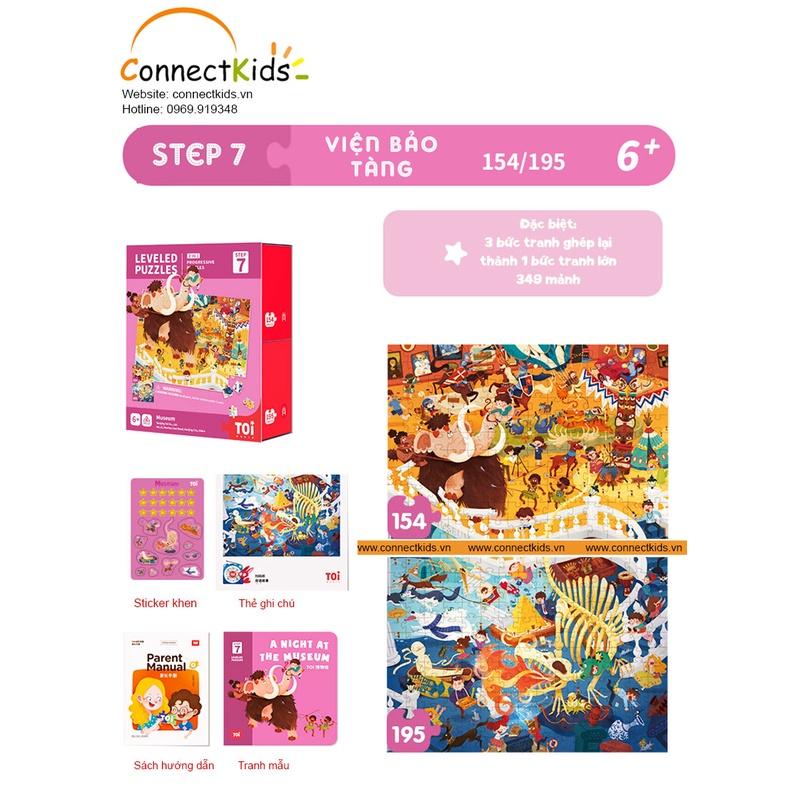 Bộ Xếp Hình Thăng Cấp Từ Dễ Đến Khó Cho Bé - LEVELED PUZZLE- Cấp độ 7 _Chủ đề Vi