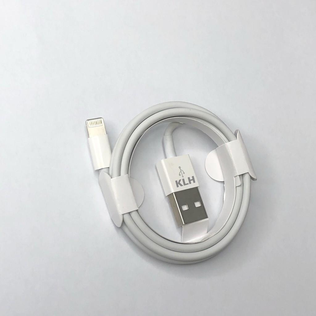 Dây cáp sạc nhanh cao cấp siêu bền 5i, truyền dữ liệu chạy phần mềm tốt cho Iphone 5 6 7 8 X Xs XsMax 11 KLH