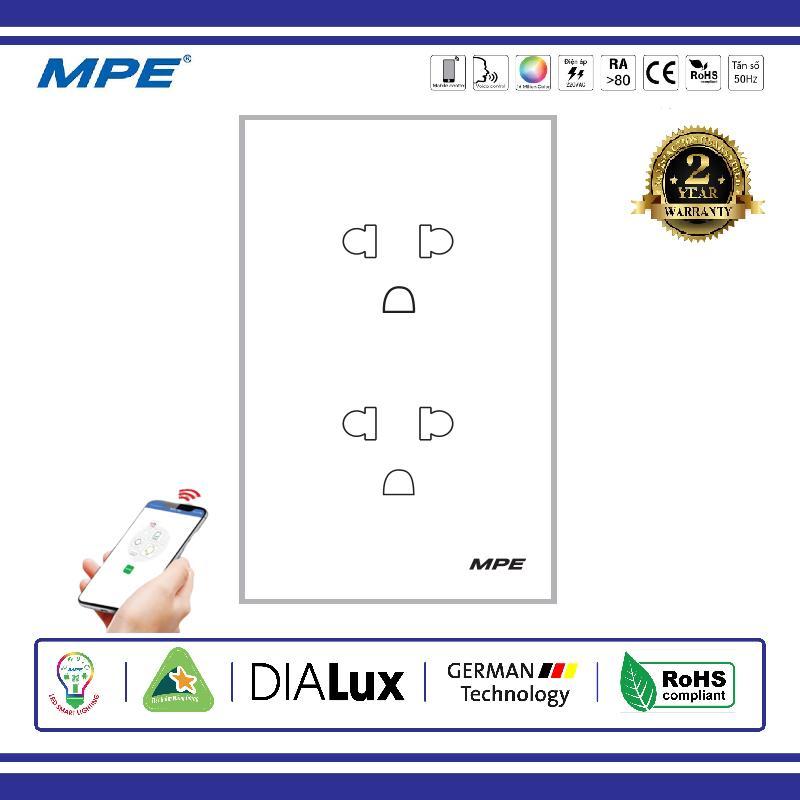 Ổ CẮM ĐÔI 3 CHẤU THÔNG MINH MPE (SO2/SC)