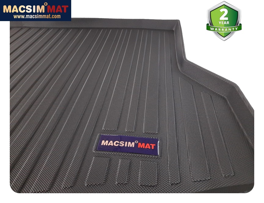 Thảm lót cốp xe ô tô Mercedes CLA 2014 - 2018 đến nay nhãn hiệu Macsim chất liệu TPV cao cấp màu đen