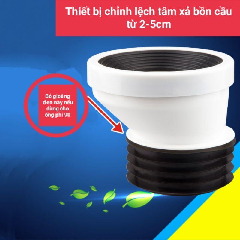 Thiết bị chỉnh tâm xả bồn cầu từ 2-5cm , dùng cho tất cả bồn cầu thoát sàn.