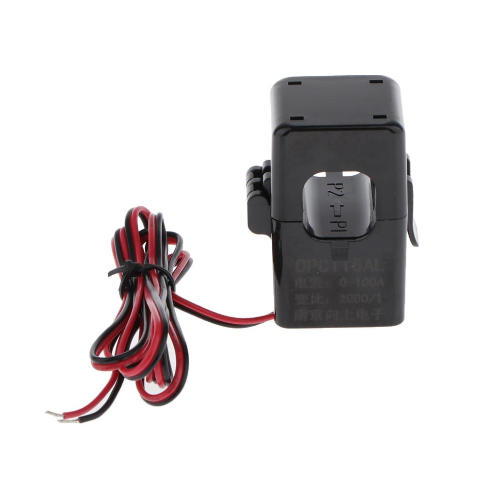 2 Pieces Ampere AC Current Sensor Split Core For 0 100A