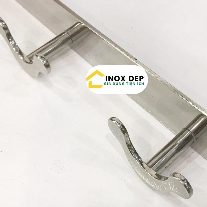 Móc gắn tường treo quần áo, Móc treo tường inox 304 cao cấp siêu chắc chắn thiết kế sang trọng