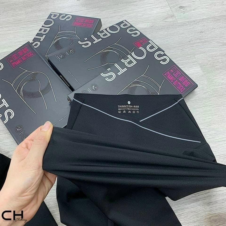 Quần legging nữ lưng cao cạp chéo gen bụng nâng mông co giãn 4 chiều Q626
