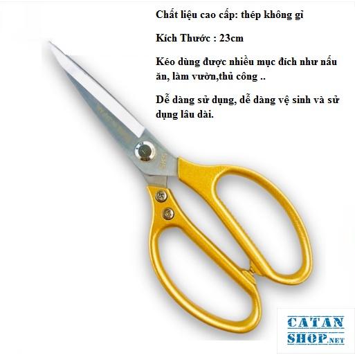 Kéo cắt xương gà sk5 Loại Lớn, Kéo làm bếp Nhật Bản đa năng siêu sắc, cắt tỉa cây cảnh, cắt vải, tiện dụng, cầm chắc tay