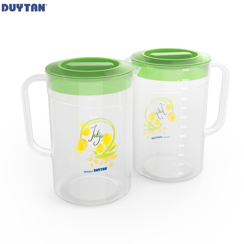 Ca Tulip nhựa Duy Tân 2.5 lít - 02980 - Giao màu ngẫu nhiên - Hàng chính hãng