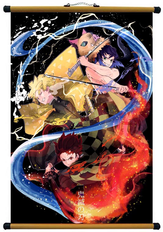 Tranh ảnh treo tường Kimetsu no Yaiba có khung nẹp 21CM X 30CM