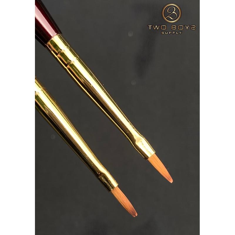 Cây cọ vẽ móng , cọ vẽ hoa cúc Niao N03 cán nâu