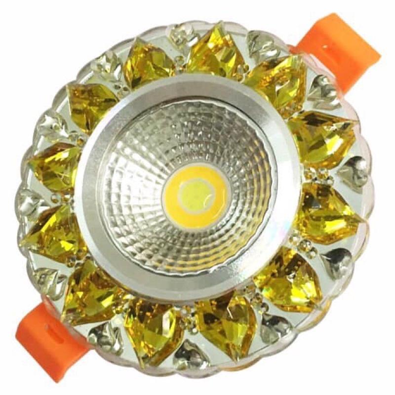 Âm trần viền màu cob 3w+3w