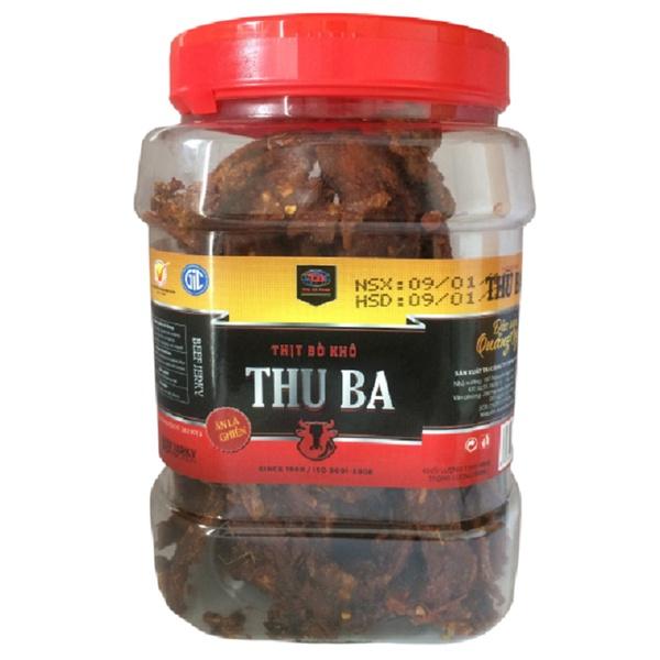 Thịt bò khô miếng Đặc sản Quảng Ngãi hũ 500gr