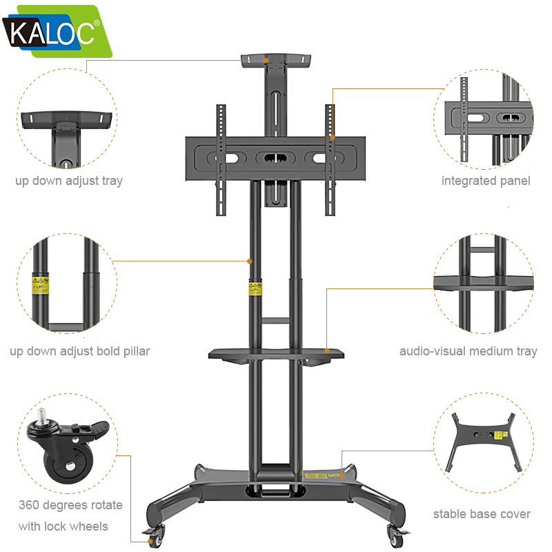 CỘT TIVI DI ĐỘNG KLC-151 (32&quot; - 65&quot;) GIÁ TREO TI VI DI ĐỘNG