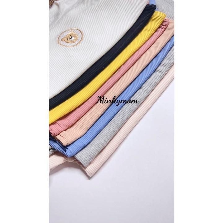 ÁO CỘC TAY LEN TĂM NHIỀU MÀU 8-18KG CHO BÉ TRAI VÀ GÁI MINKYMOM