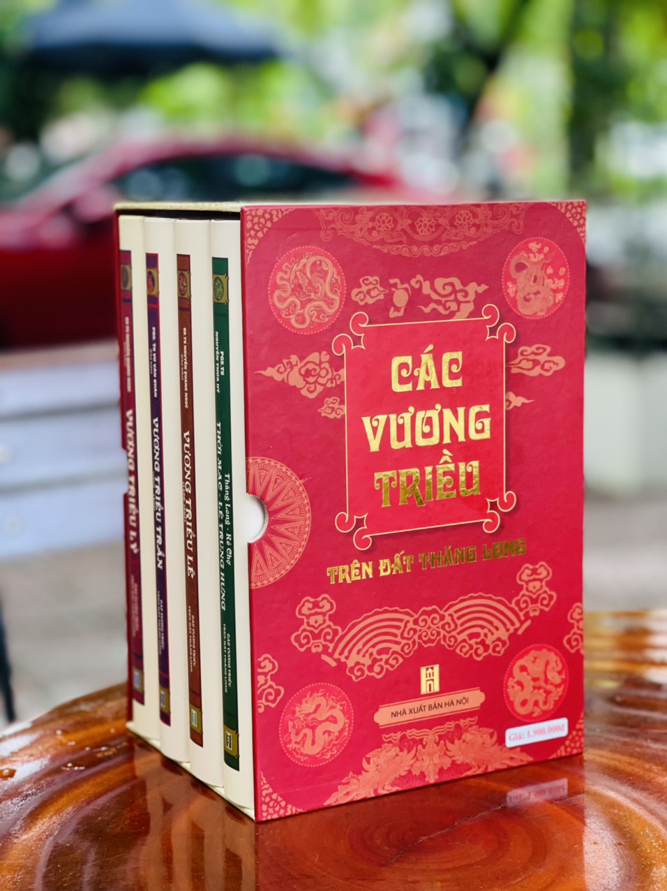 (Combo trọn bộ 4 cuốn) CÁC VƯƠNG TRIỀU TRÊN ĐẤT THĂNG LONG - ẤN BẢN BÌA CỨNG – Nhiều tác giả – NXB Hà Nội 