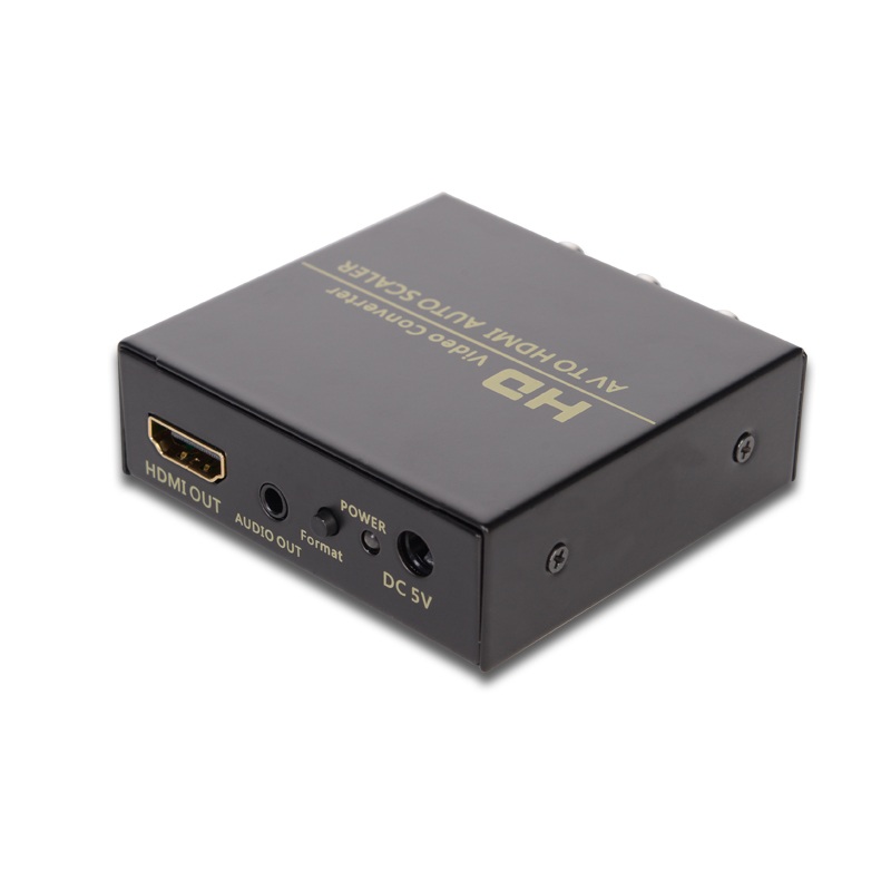 Bộ chuyển AV Audio Video sang HDMI loại cao cấp FJ-HA1308 - Hàng Nhập Khẩu