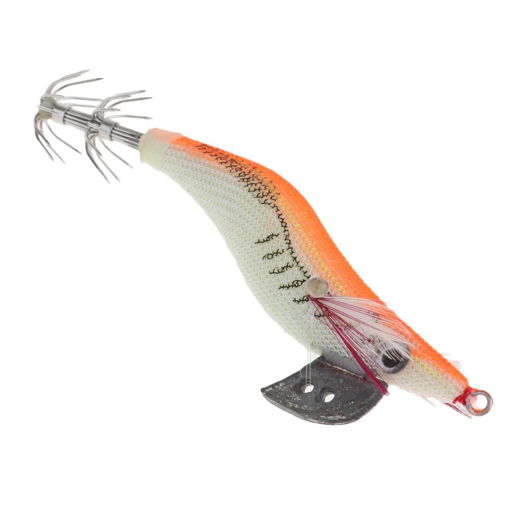 Squid Jigs Fishing Lures Hard Jig Baits Shrimp Lure